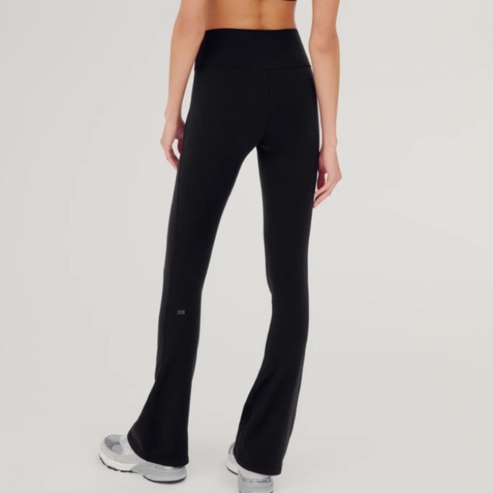SPLITS 59 black yoga flare pants